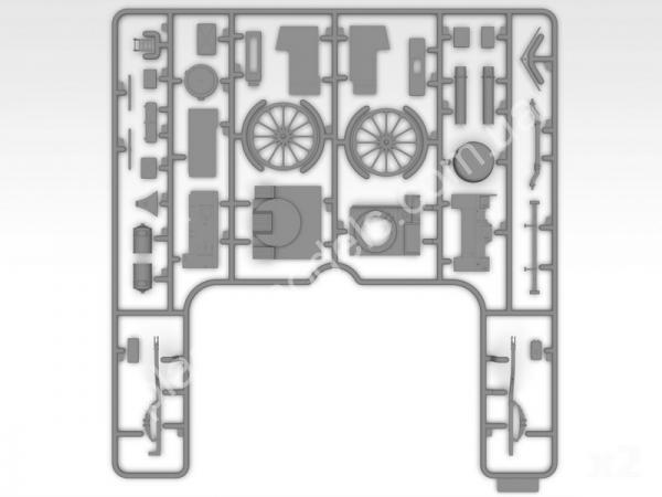 1/35 ICM 35618 Feldküche WWII German Field Kitchen with cooks