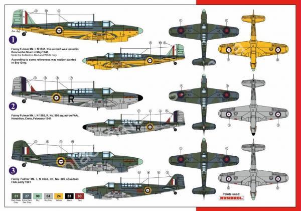 1/72 AZ model 7565 Fairey Fulmar Mk. I