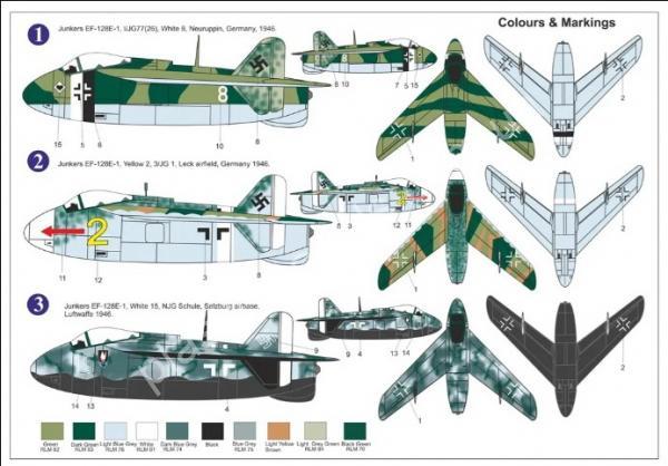 1/72 AZ model 7886 Junkers EF 128E-1 “Over Europe”