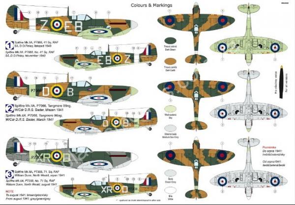 1/72 Kovozavody Prostejov 0306 Spitfire Mk.IIa „Aces“
