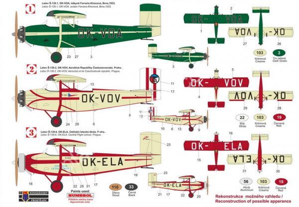 1/72 Kovozavody Prostejov 0541 Letov S-139