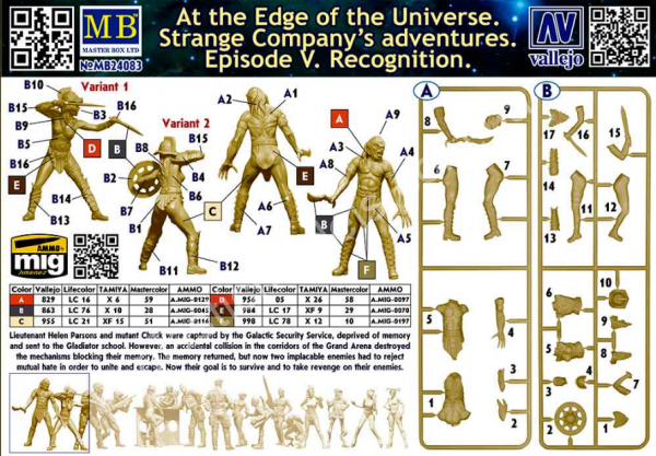 1/24 Master Box 24083 At the Edge of the Universe. Strange Company’s adventures. Episode V. Recognition