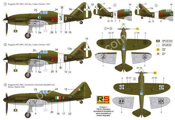 1/72 RS models 92256 Reggiane 2005