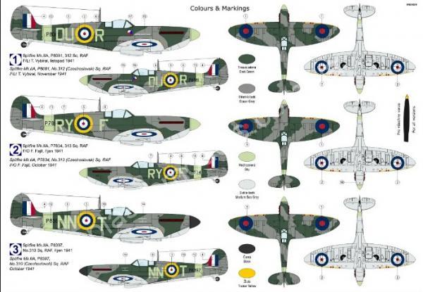 1/72 Kovozavody Prostejov 0304 Spitfire Mk.IIa „Far from Home“