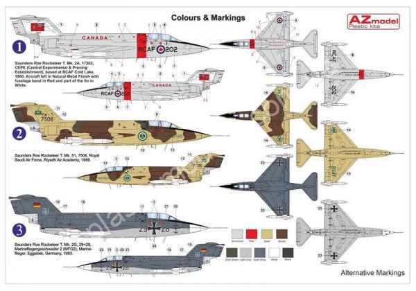 1/72 AZ model 7692 Rocketeer T.Mk.51/2A/2G