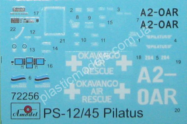 1/72 A-model 72256 Pilatus PS-12/45