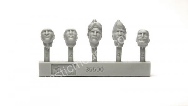 1/35 MiniArt 35500 Italian Tank Crew Resin Heads