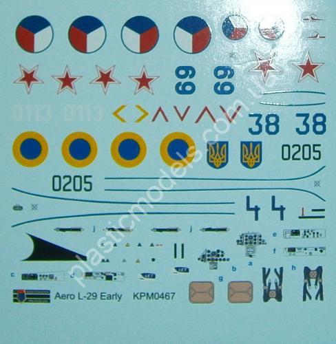 1/72 Kovozavody Prostejov 0467 Aero L-29 Delfín “Early”