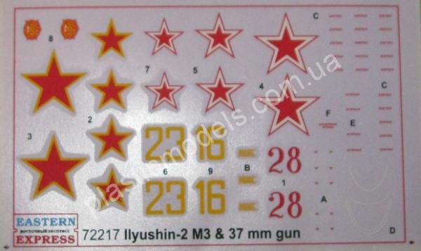 1/72 Восточный Экспресс 72217 Sturmovik Ilusin IL-2 M3 & NS-37 