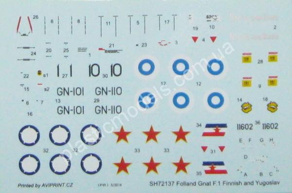 1/72 Special hobby 72137 Folland Gnat F. Mk. I 