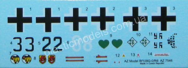1/72 AZ model 7546 Messerschmitt Bf 109G-0/R-6