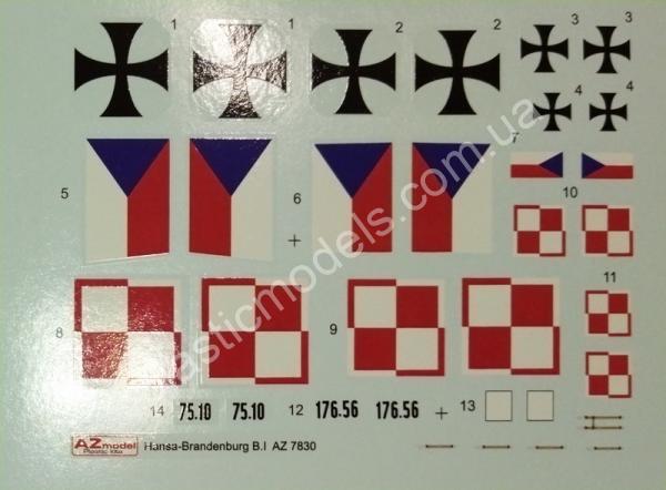 1/72 AZ model 7830 Hansa Brandenburg B.I