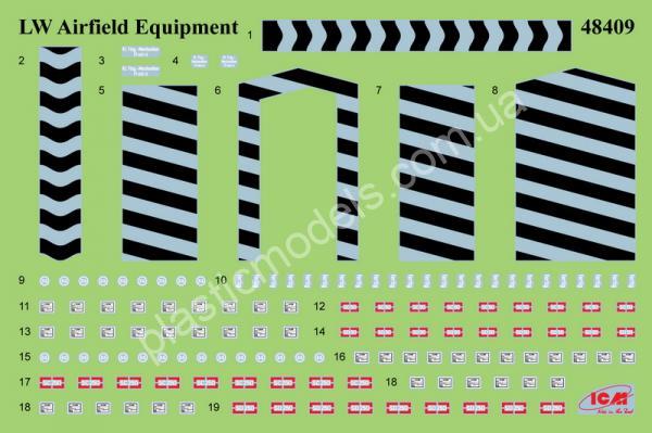 1/48 ICM 48409 Luftwaffe Airfield Equipment