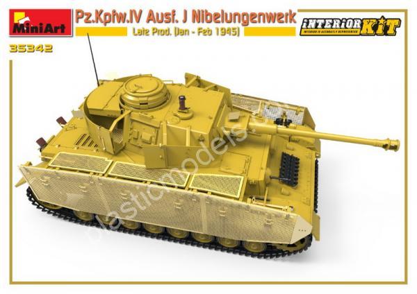 1/35 MiniArt 35342 Pz.Kpfw.IV Ausf. J Nibelungenwerk Late Prod. (Jan – Feb 1945) with interior kit