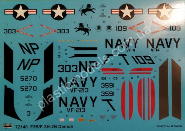 1/72 Sword 72140 McDonnell F-3B/C Demon