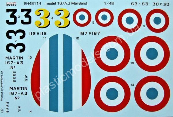 1/48 Special Hobby 48114 167F 