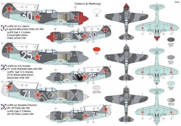 1/72 Kovozavody Prostejov 0360 La-5FN “Aces”