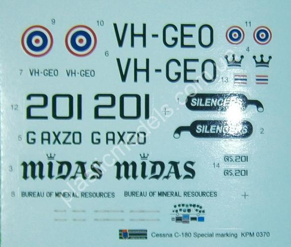 1/72 Kovozavody Prostejov 0370 Cessna C-180 “Special markings”
