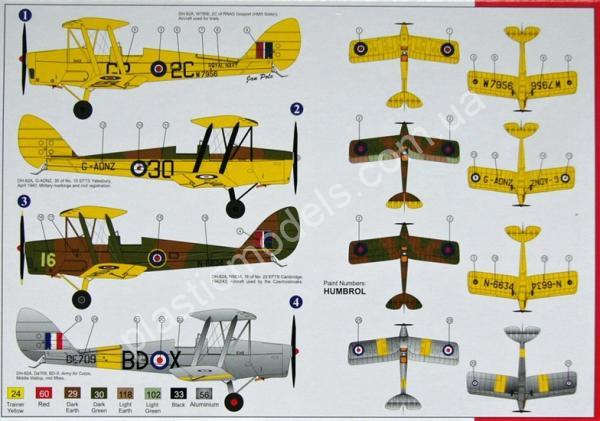 1/72 AZ model 7415 De Havilland DH-82A Tiger Moth (RAF) HQ