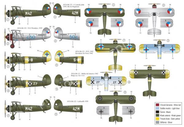 1/72 RS models 92069 Avia Bs.122