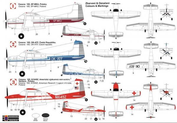 1/72 Kovozavody Prostejov 0232 Cessna C-180/185 Skywagon