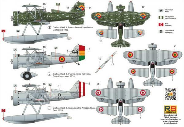 1/72 RS models 92293 Curtiss Hawk II 