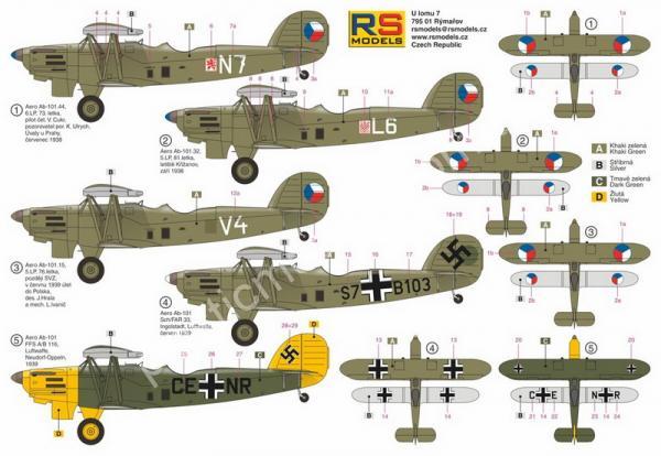 1/72 RS models 92262 Aero Ab 101