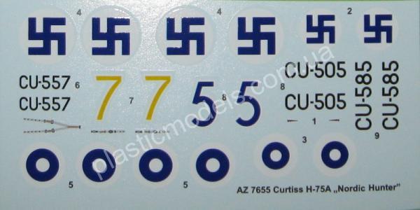 1/72 AZ mode 7655 Curtiss Hawk H-75A “Nordic Hunter”