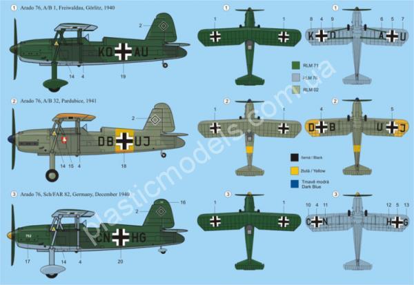 1/72 RS models 92099 Arado-76 in A/B