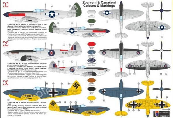 1/72 Kovozavody Prostejov 0294 Spitfire PR.Mk.XI “Special Markings”
