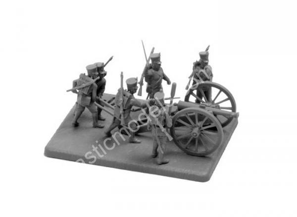 1/72 Zvezda 6810 Французская пешая артиллерия 1812-1814
