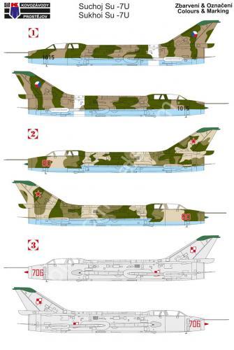 1/48 Kovozavody Prostejov 4821 Su-7UMK „Warsaw Pact“