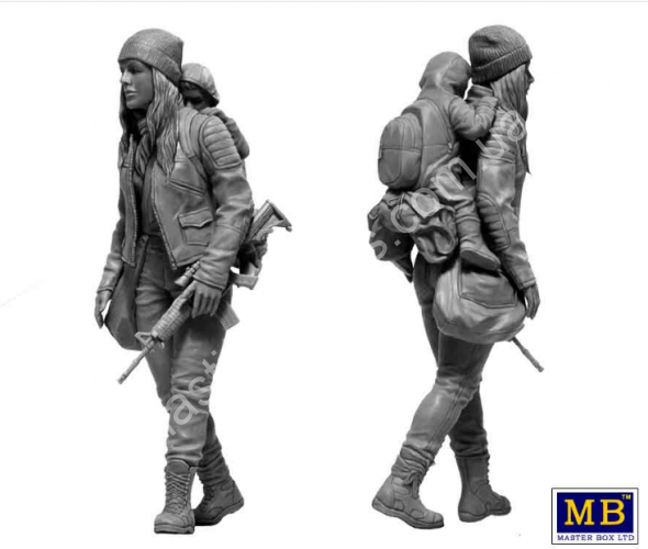1/24 Master Box 24077 The Last Bridge. Kit No. 5. Nadezhda (Hope) Pоst-apocalyptic series