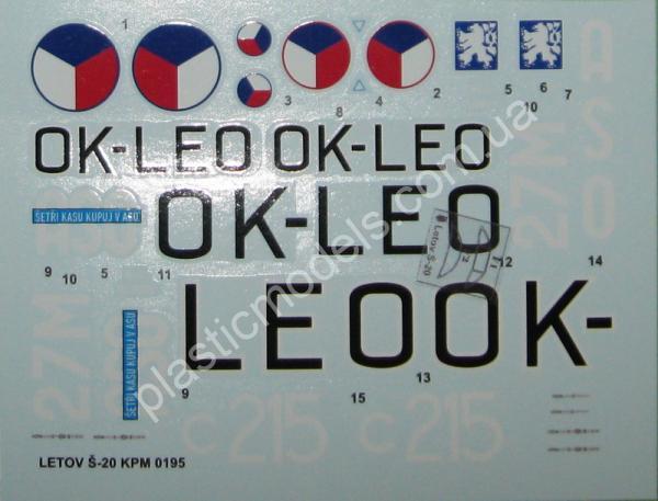 1/72 Kovozavody Prostejov 0195 Letov Š-20