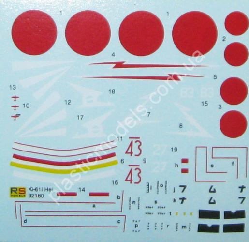 1/72 RS models 92180 Ki-61 I Hei