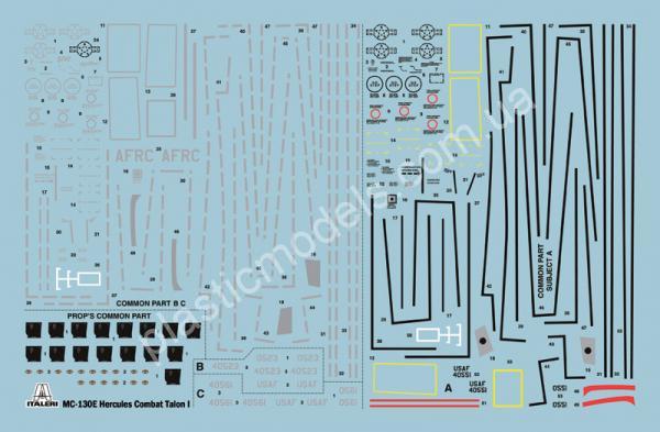 1/72 Italeri 1369 MC-130E Hercules Combat Talon I