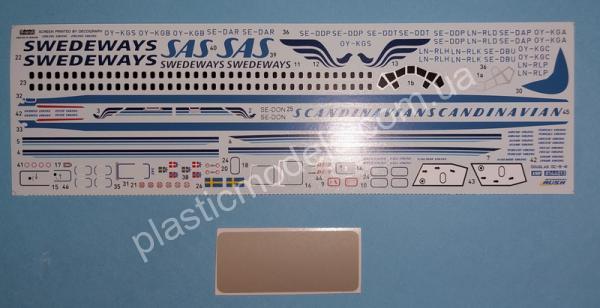 1/144 AMP 144-013 Douglas Dc-9 /40 SAS, Swedeweys