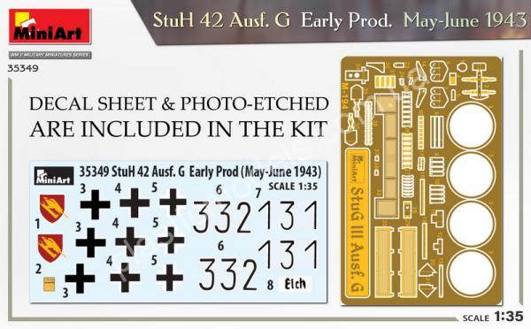 1/35 MiniArt 35349 StuH 42 Ausf. G Early Prod. May-June 1943