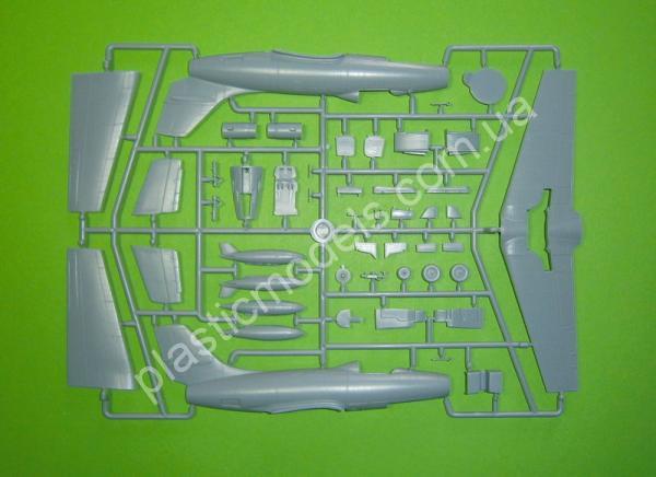 1/72 Kovozavody Prostejov 0531 Dassault MD-450 Ouragan in French services