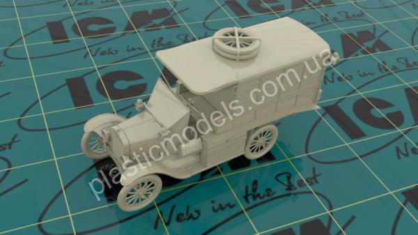 1/35 ICM 35665 Model T 1917 Ambulance (early), WWI AAFS Car