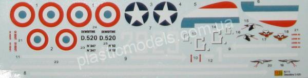 1/72 RS models 92113 Dewoitine D-520 Vichy