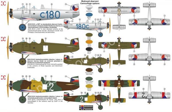 1/48 Kovozavody Prostejov 4818 Avia BH-9 „Boska“