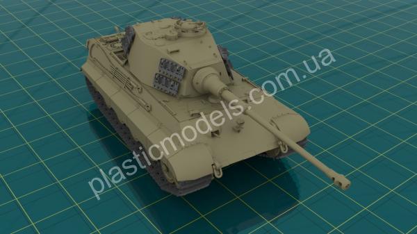 1/35 ICM 35363 Pz.Kpfw.VI Ausf.B Königstiger with Henschel Turret (late production), WWII German Heavy Tank