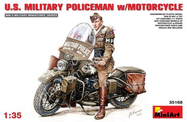 1/35 MiniArt 35168 U.S. Military Policemen w/Motorcycle