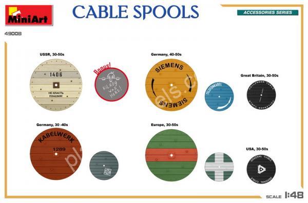 Cable Spools 1/48 MiniArt 49008
