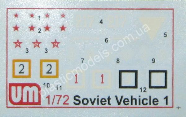 1/72 UMmt 410 Artillery set T-26T - 45mm Antitank gun 53-K (1937)