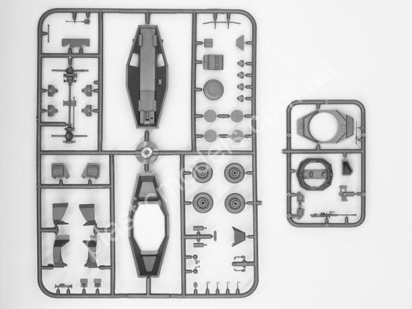 1/72 ICM 72411 Sd.Kfz.222  Германский легкий бронеавтомобиль