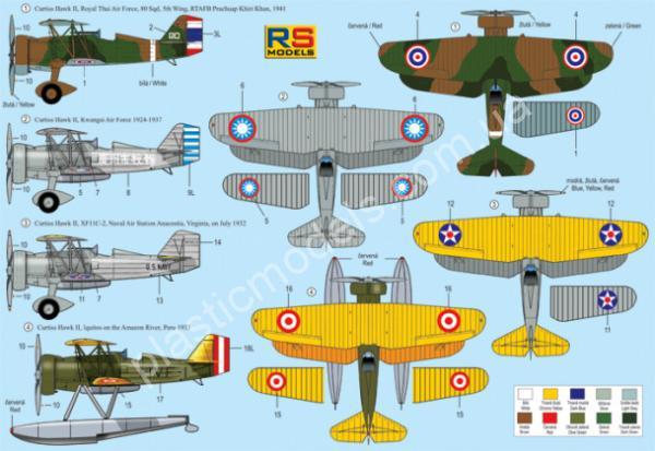 1/72 RS models 92092 Curtiss Hawk II