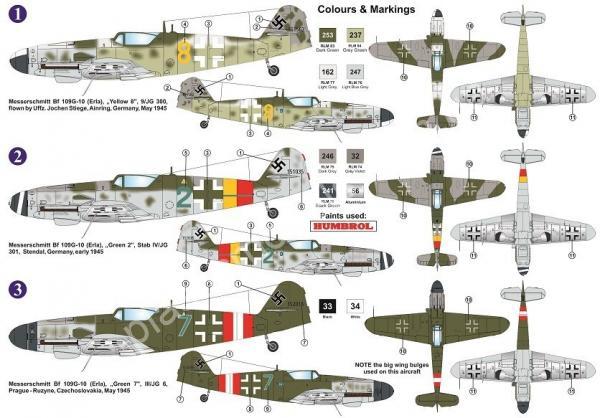1/72 AZ model 7611 Messerschmitt Bf 109G-10Erla „Late“ Block 15XX