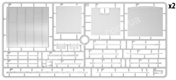 1/35 MiniArt 35288 Railway Covered-Goods Wagon 18t ''NTV'' Type